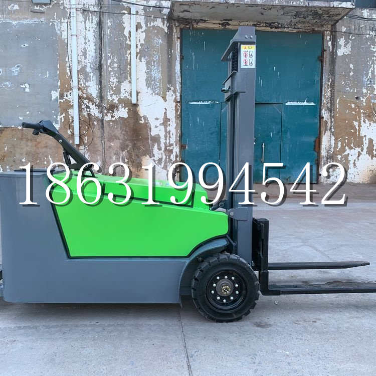 保德县小型电动叉车1吨2吨步行站驾式电瓶堆高充电装卸车液压升降车铲车